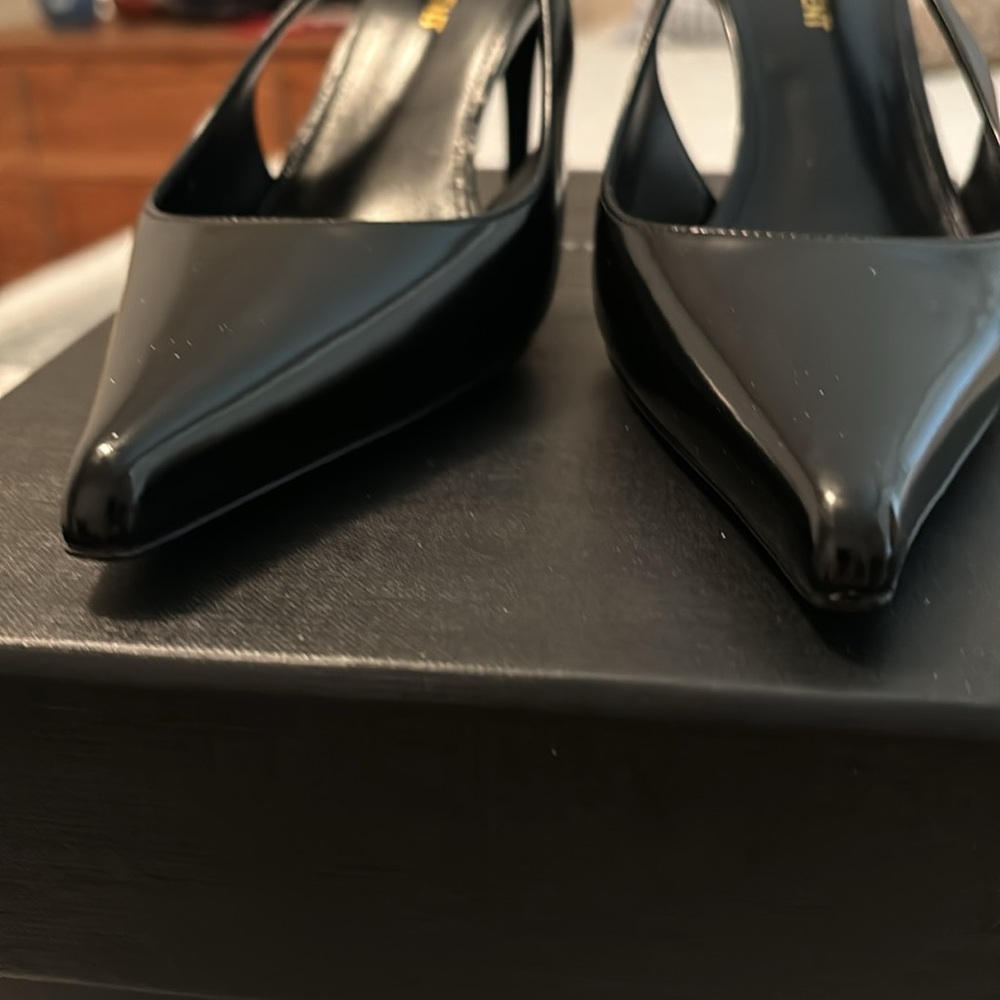 Saint Laurent Verdome 70 slingback pumps - Picture 9 of 10
